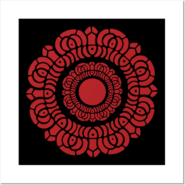 Red Lotus Wall Art by Cattoc_C